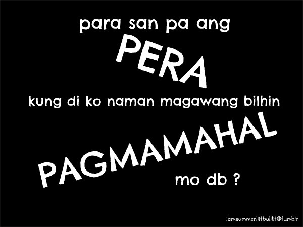 Tagalog Love Quotes Tumblr For Him